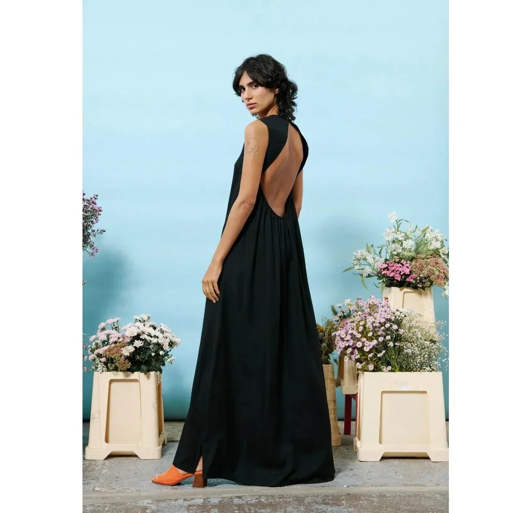 FRNCH Nahya Dress Black
